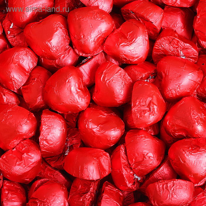 Конфеты шоколадные весовые в форме сердечка с ореховым кремом 3,5 кг 131-R (2953042) - Купить по цене от 3 083.00 руб.